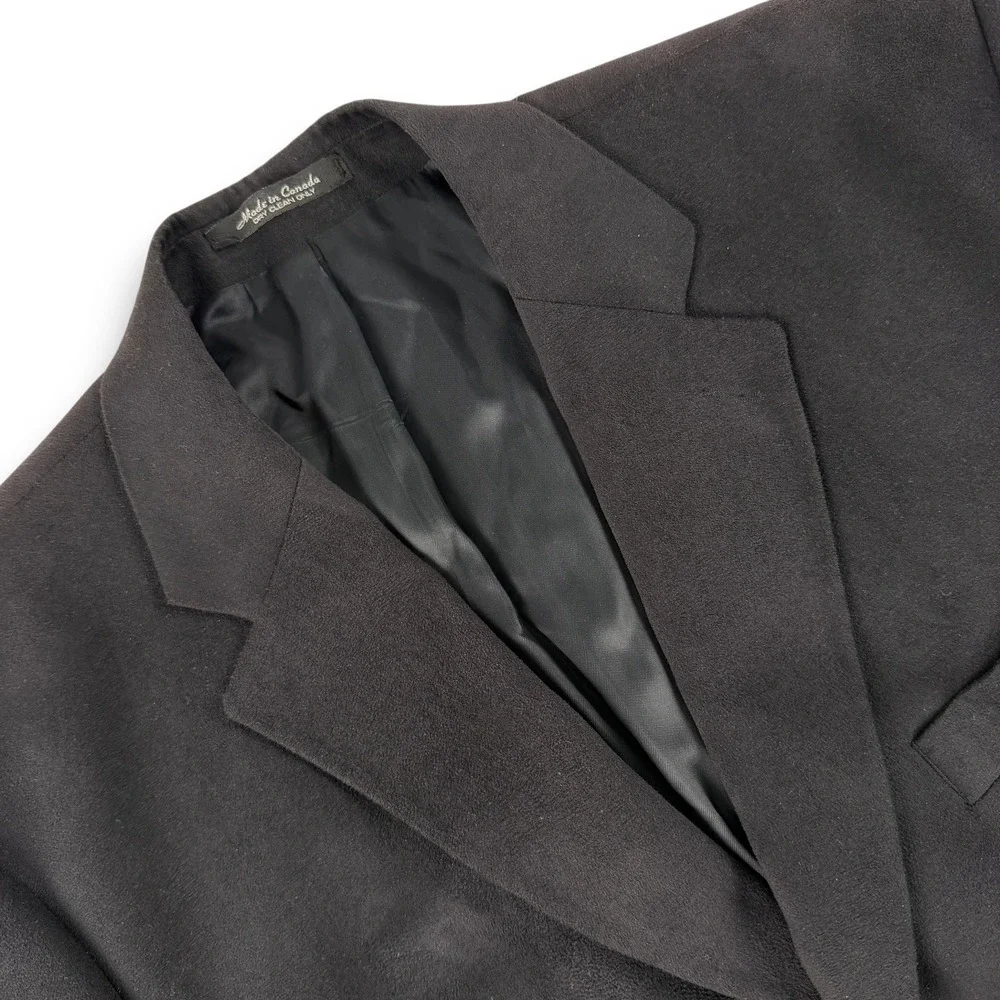Brioni Blazer Mens 44R Black 3 Button Sport Coat Robinsons May Vintage Canada